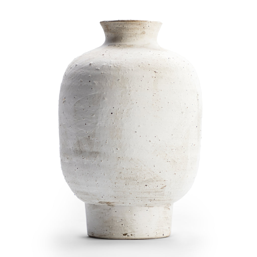 White Textured Pot