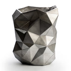 Geometrical Metallic Finish Vase