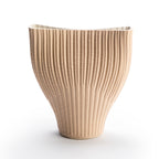Peach Ribbed Vessel
