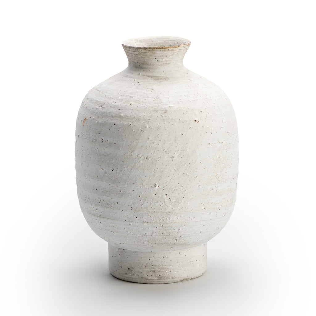 White Bottle Vase