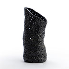 Black Textured Vase