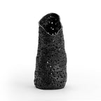 Black Textured Vase