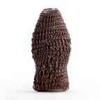 Brown Narrow Top Vase