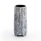 White Splatter Vase