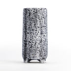 White and Black Splatter Vase