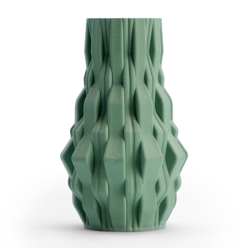 Green Blooming Vase