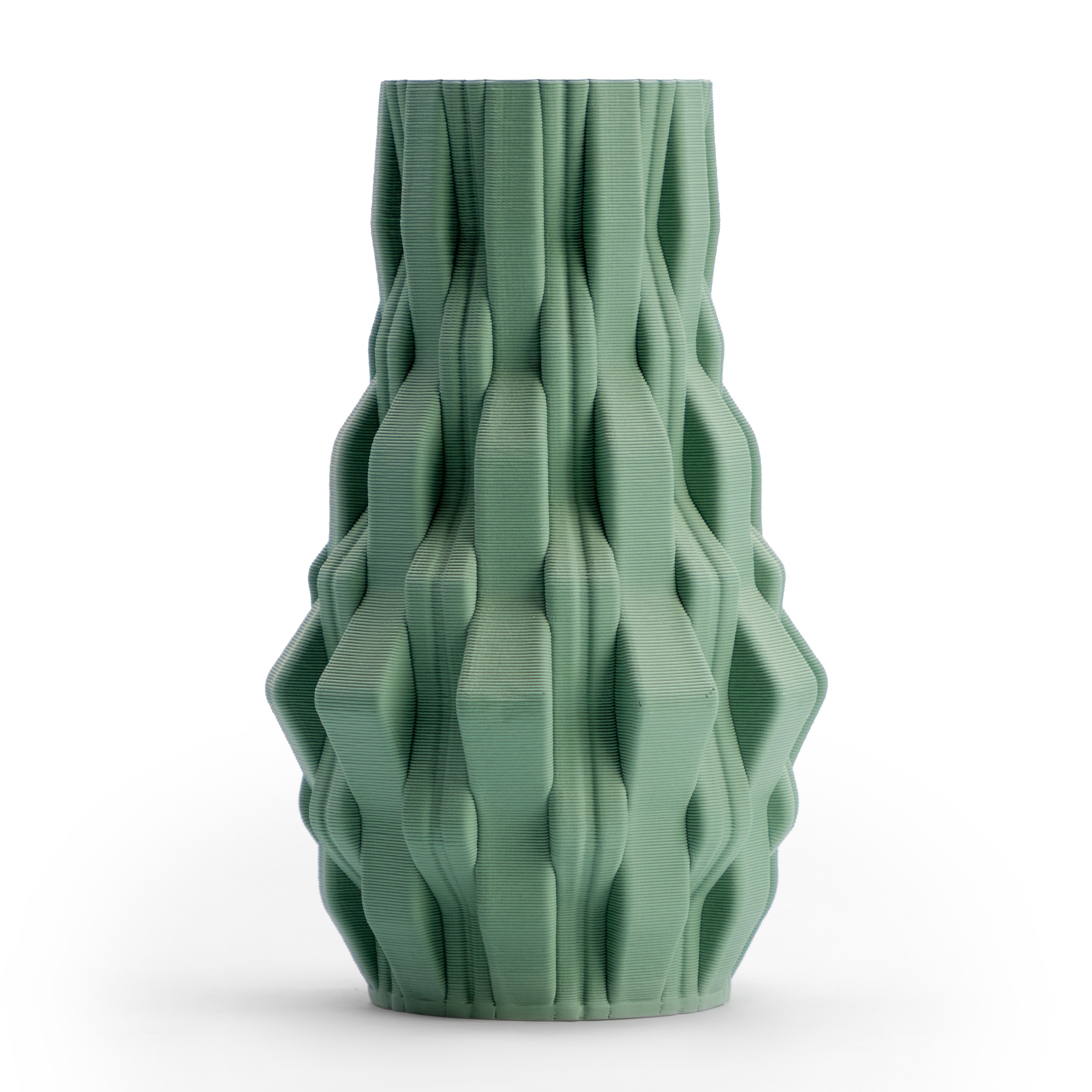 Green Blooming Vase