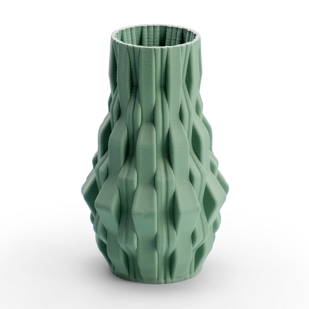 Green Blooming Vase