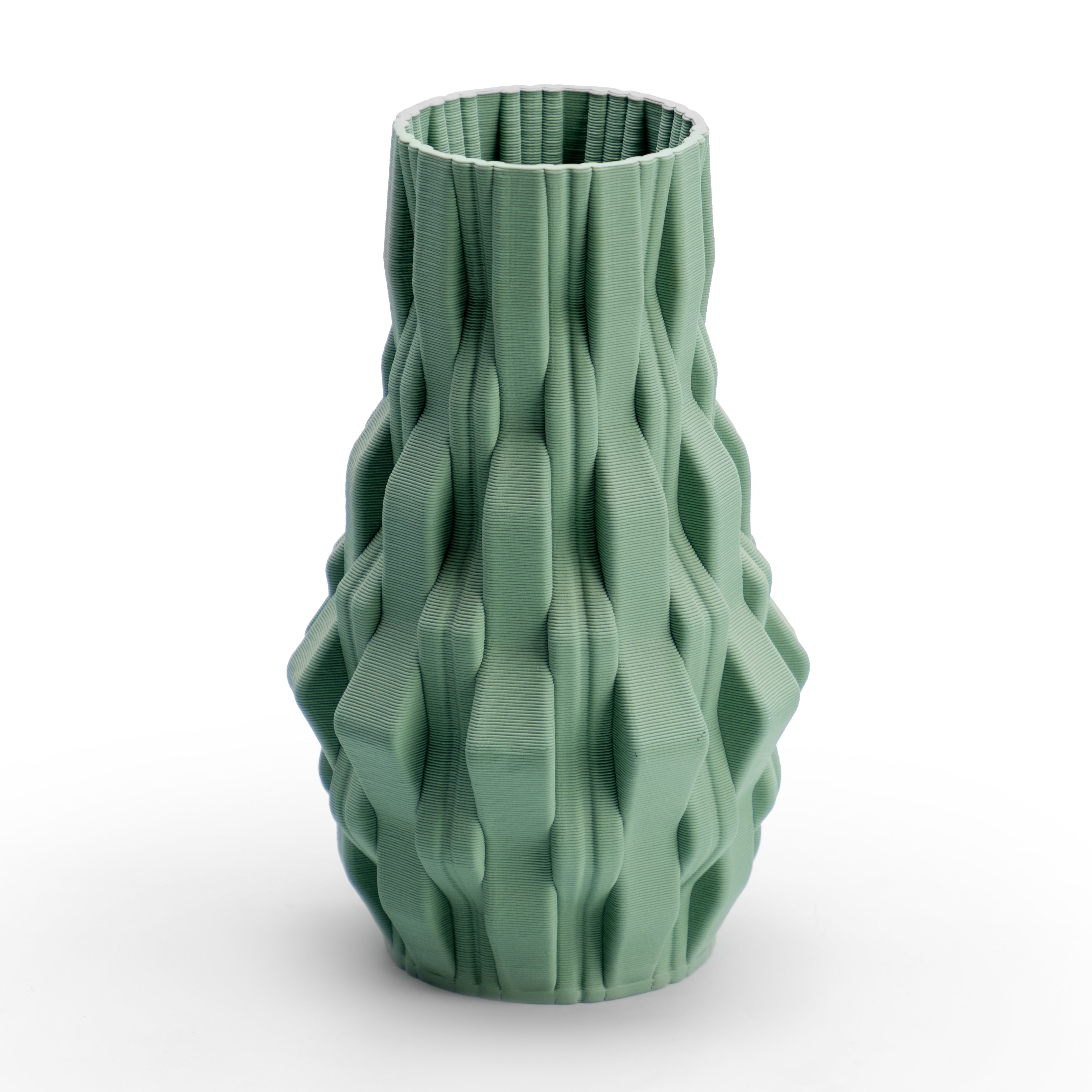 Green Blooming Vase