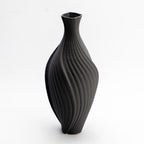 Black Swirl Vase