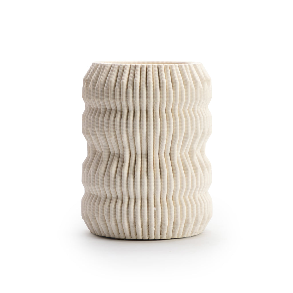 Ribbed Vase