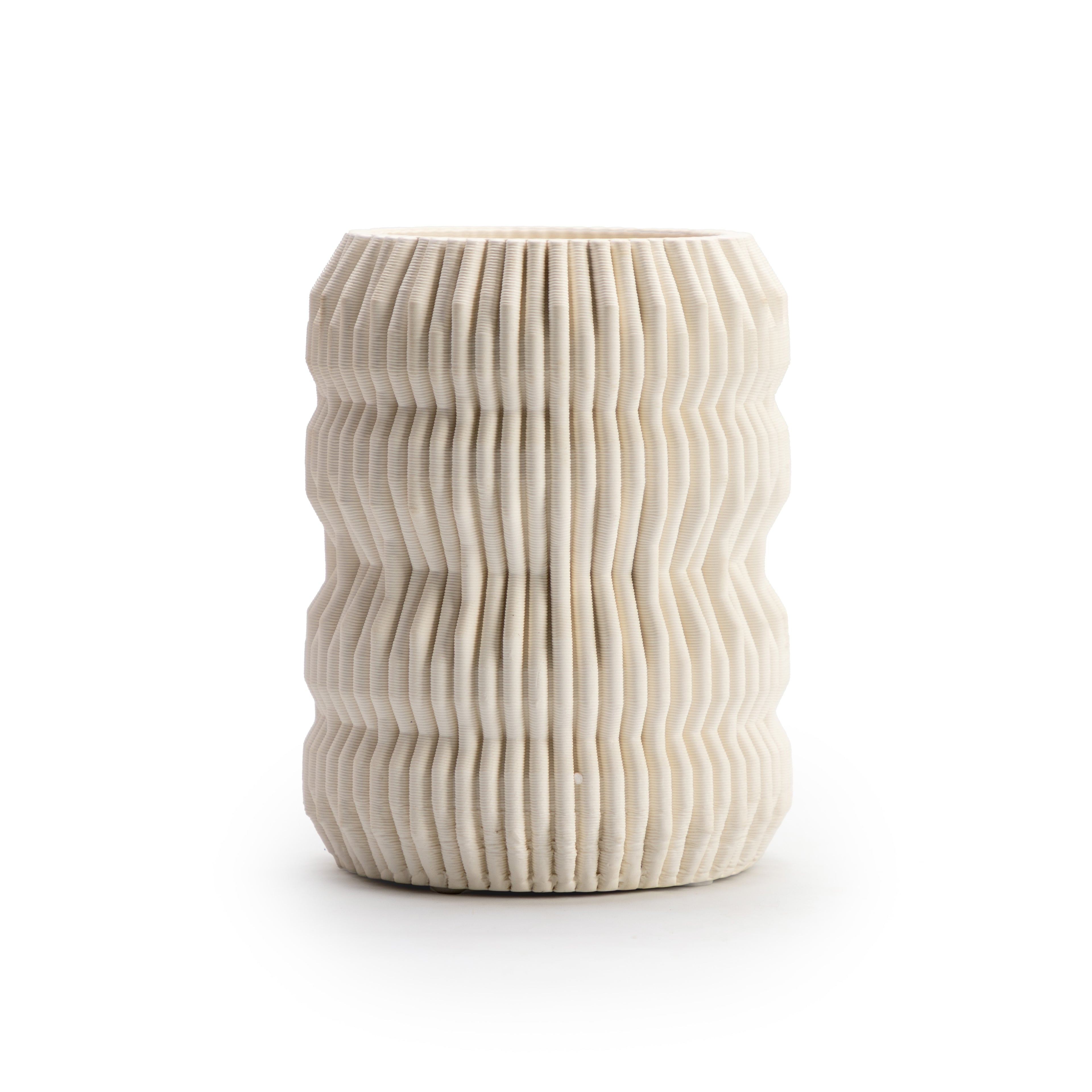Ribbed Vase