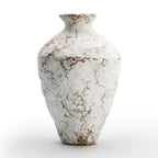 White Crack Texture Pot