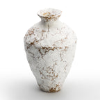 White Crack Texture Pot