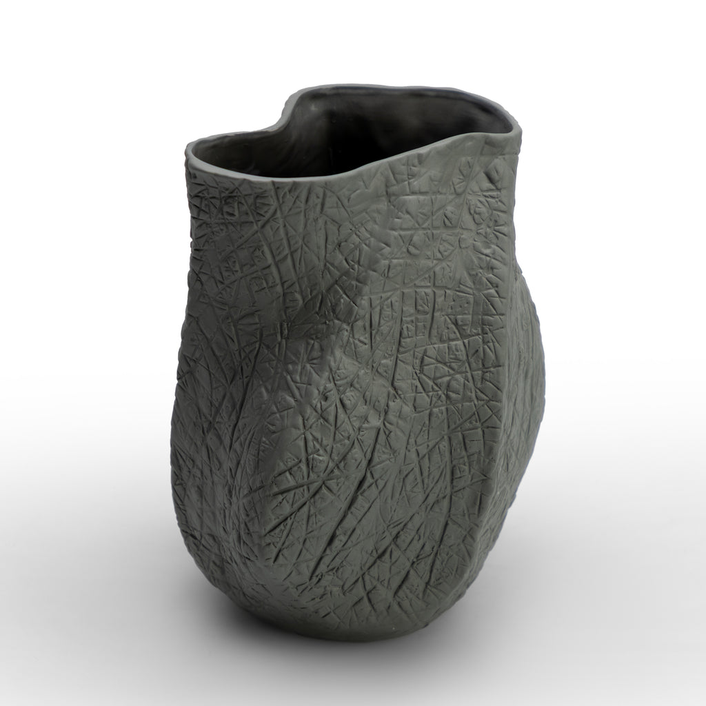 Grey Craft Vase