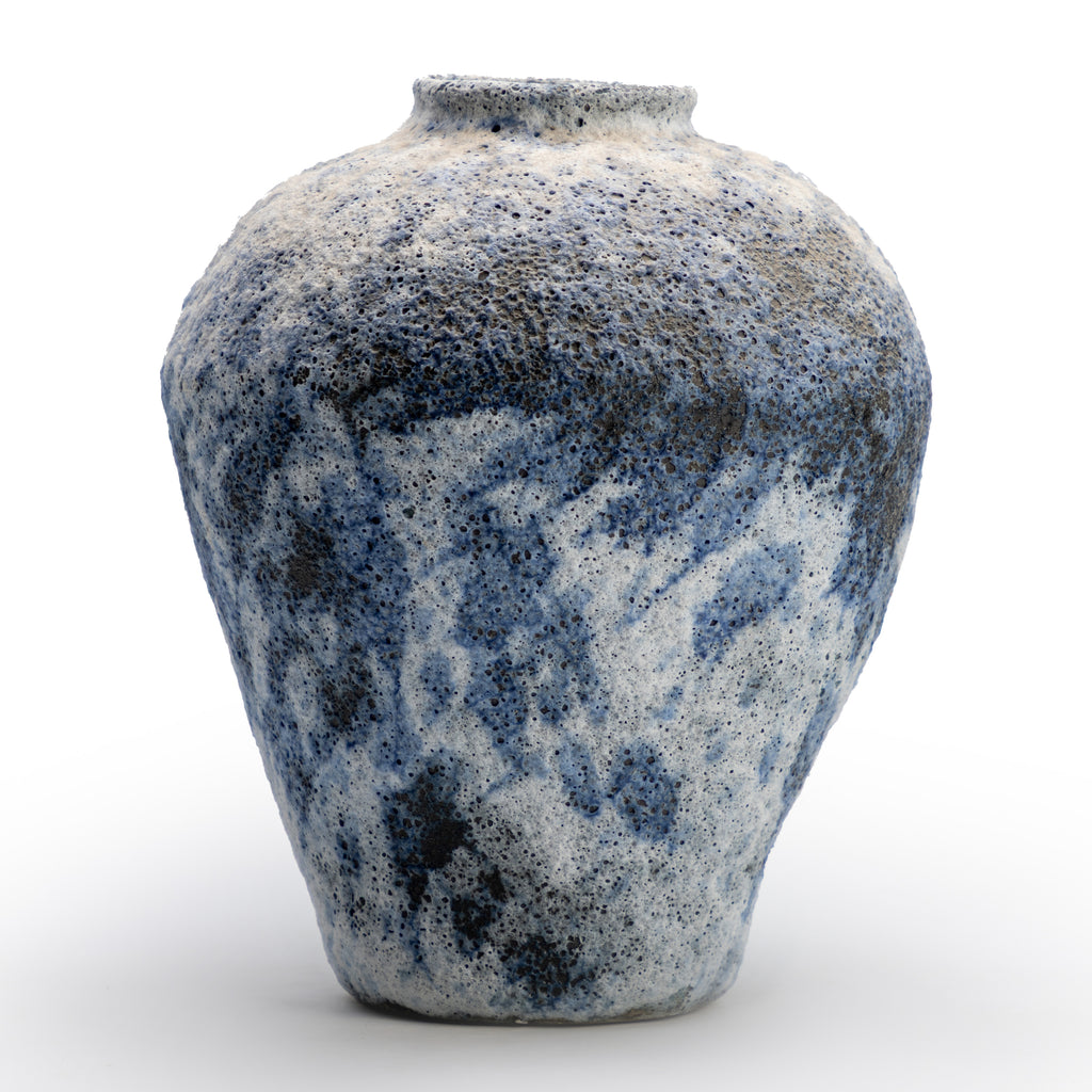 Tall Azure Pot