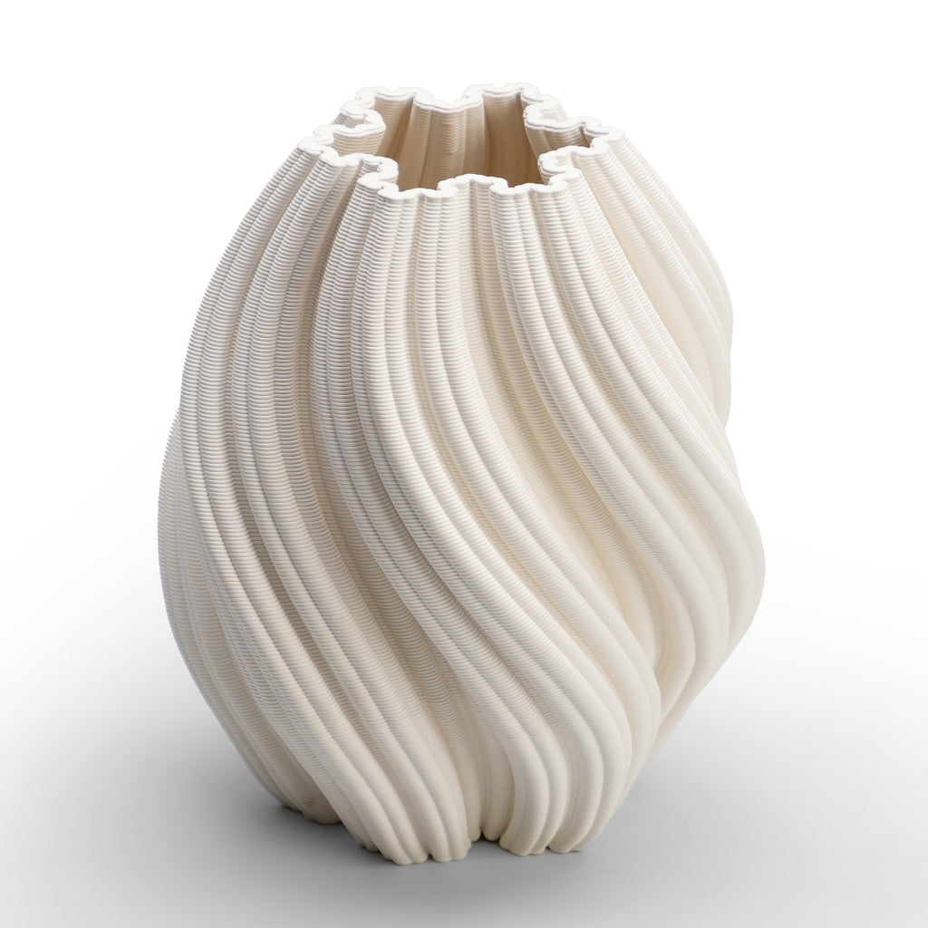 Ribbed Vase