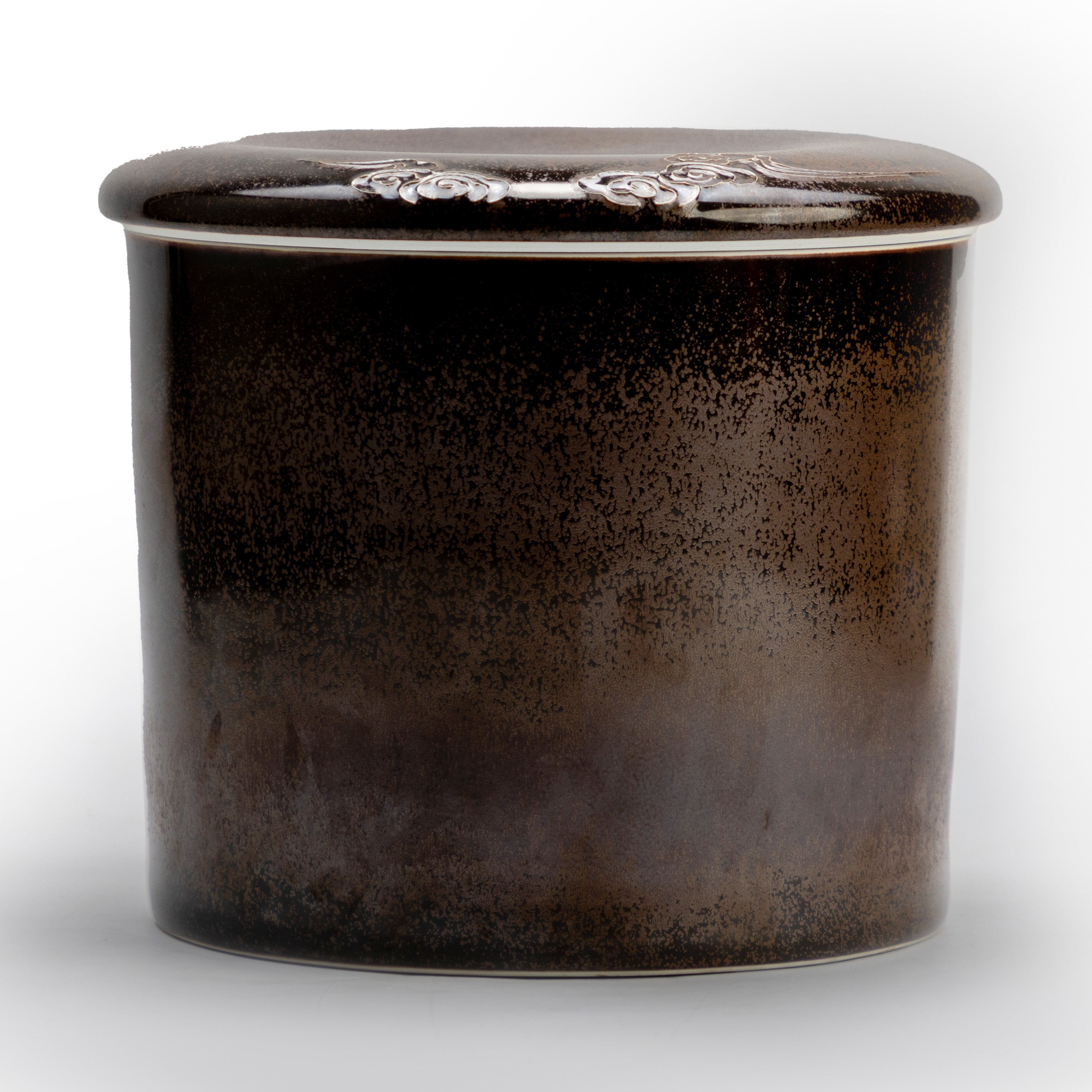 Round Brown Jar