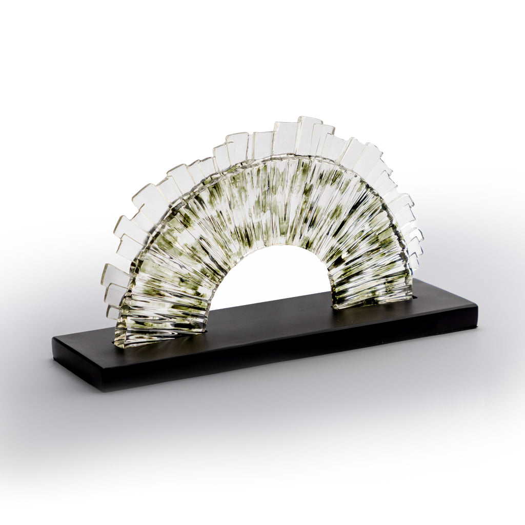 Fan Figure Glass Piece